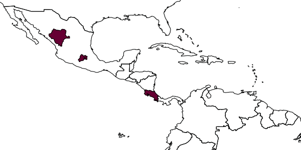 map of Asaphes californicus     Girault